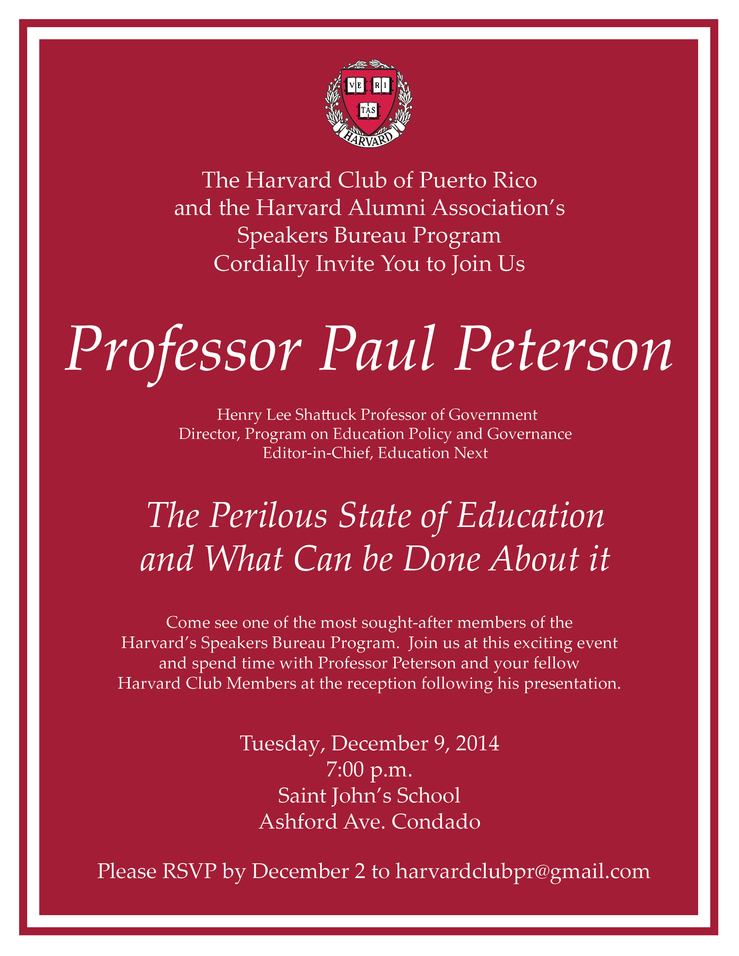 hcpr---professor-paul-peterson-invitation